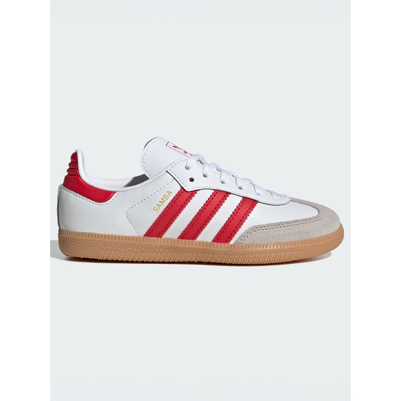 Samba Og White/Better Scarlet/Gum Shoes (Kids)