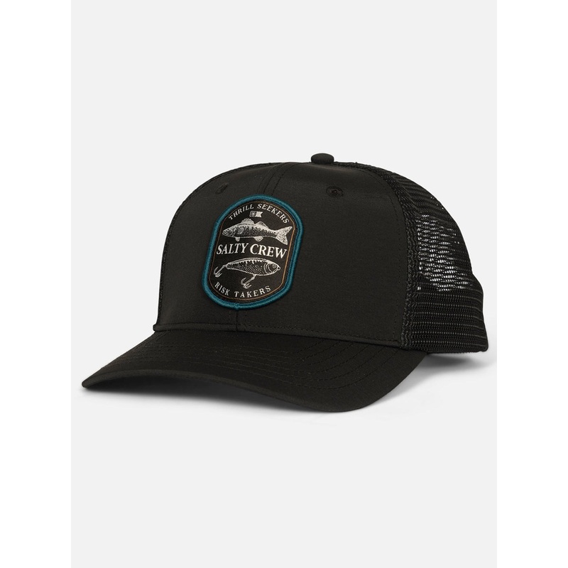 Baited Retro Trucker Hat|O/S|BLACK
