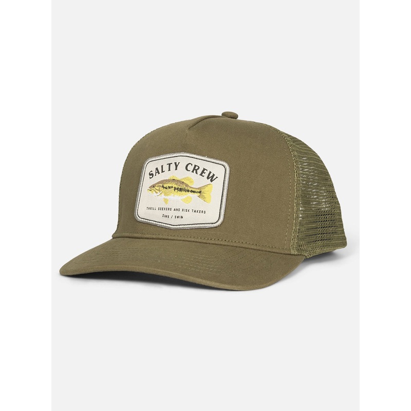 Bigmouth Trucker Hat|O/S|OIL GREEN