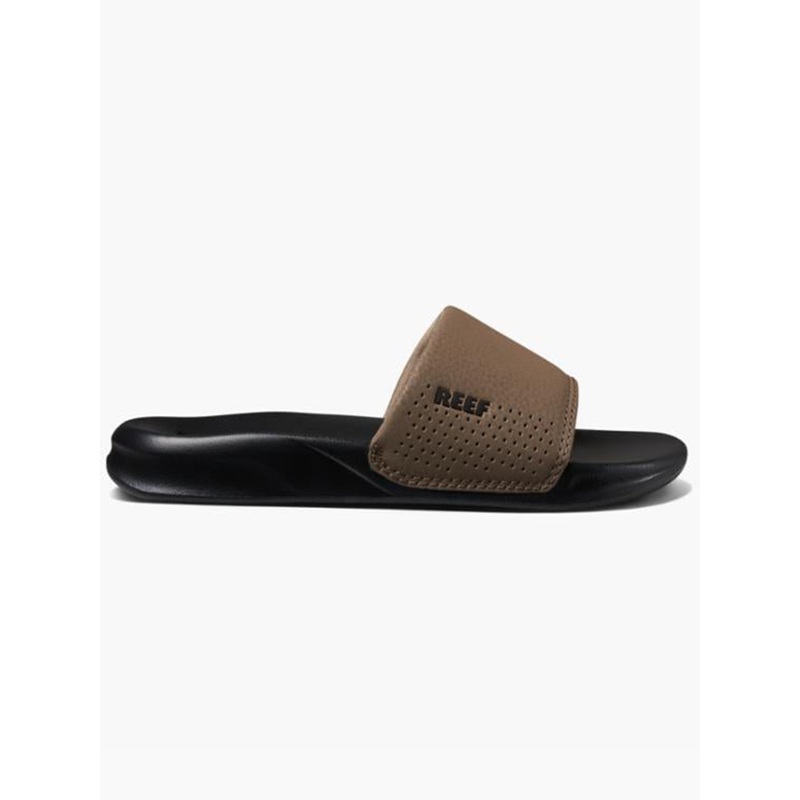 One Slide Black/Tan Sandals (Kids)