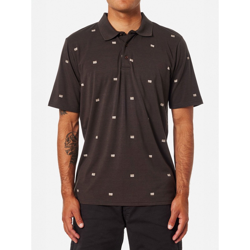 Balance Polo|MED|LRG|XL|BLACK WASH