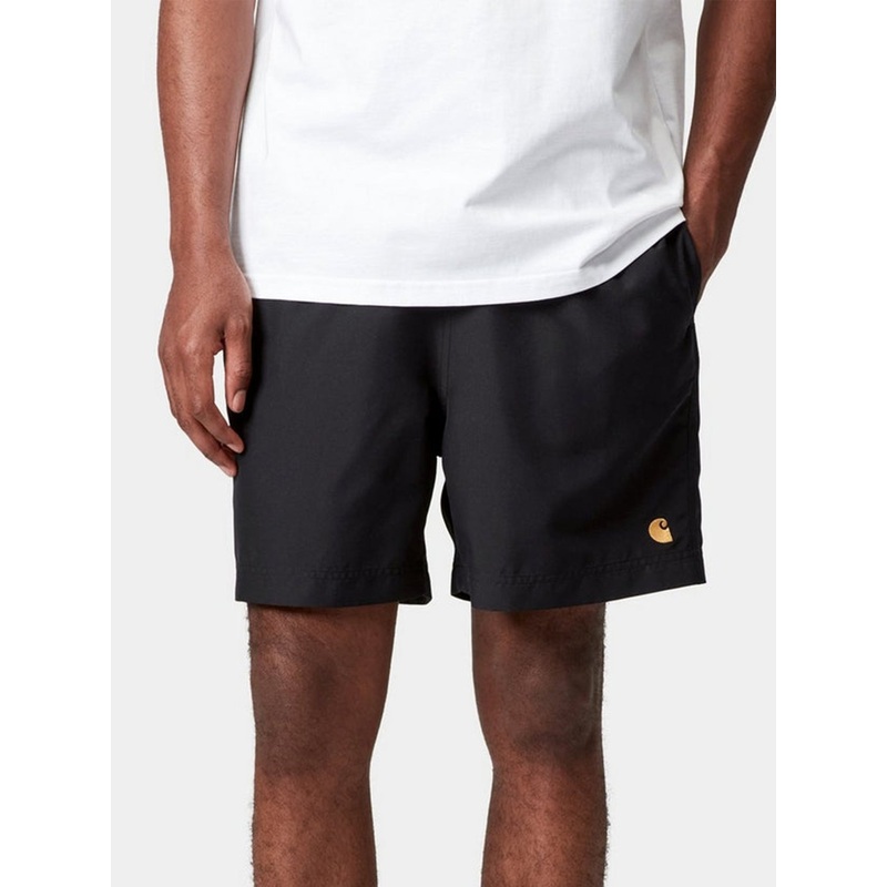 Chase Swim Trunk Boardshorts|SM|MED|LRG|XL|BLACK/GOLD|RAINFOREST/GOLD