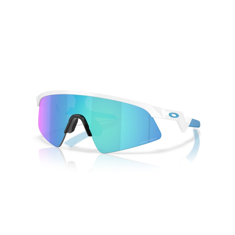 Resistor Sweep Polished White/Prizm Sapphire Sunglasses (Kids)