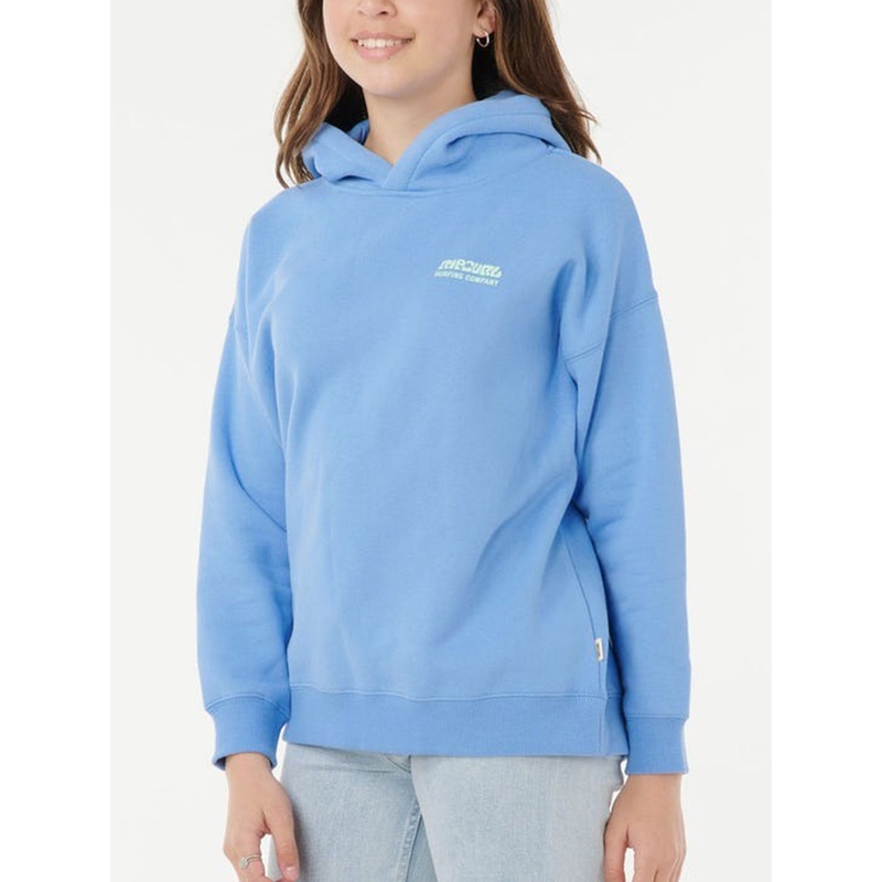Surf Puff Hoodie (Girls 7-14)|08|10|12|14|BLUE (0070)