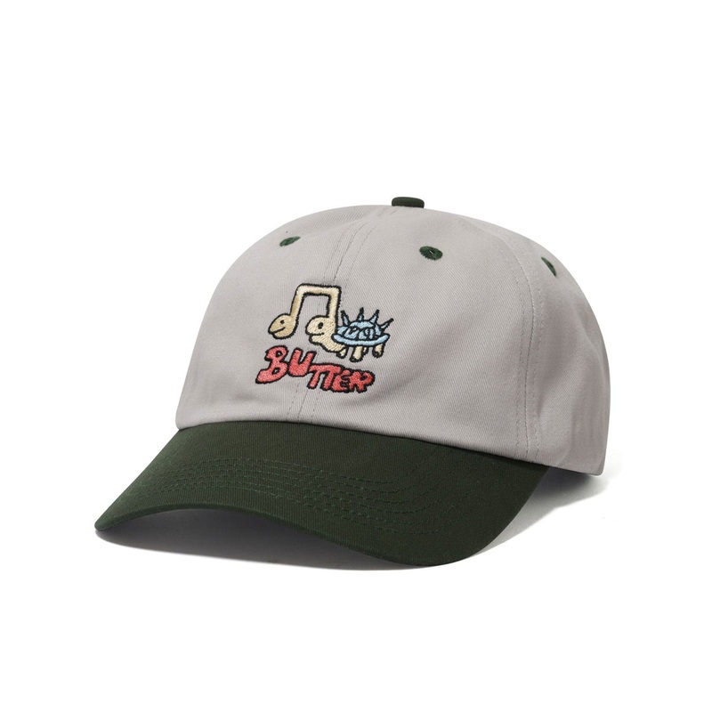 Turtle 6 Panels Strapback Hat|O/S|LIGHT GREY/SEAWEED|OCEAN/BLACK|WALNUT/STEEL