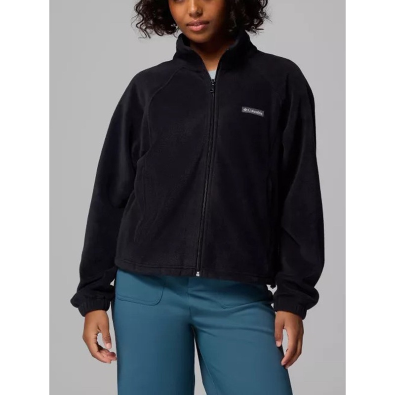 Benton Springs Relaxed Full Zip Fleece Sweater