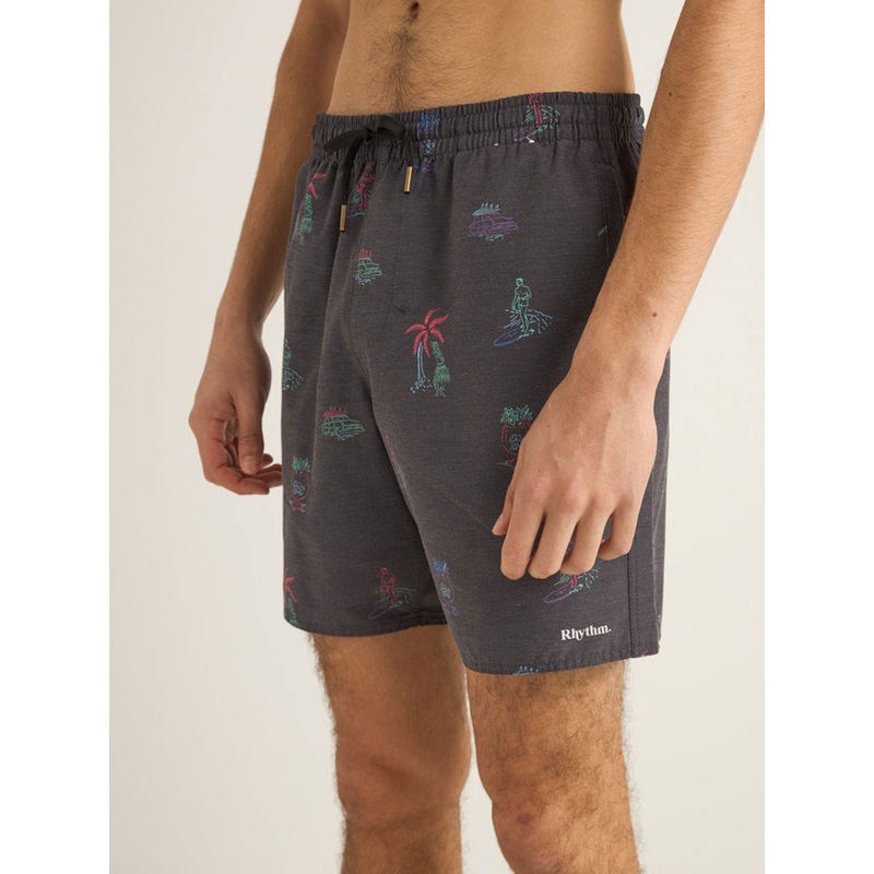 Vibes Beach Shorts|30|32|34|BLACK