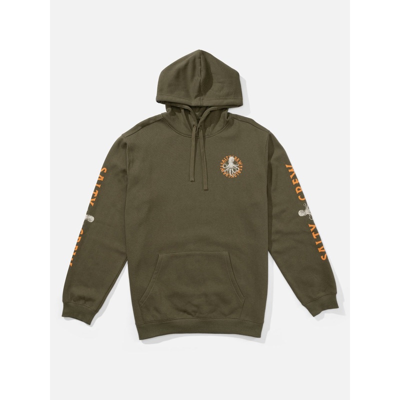 Tentacles Hoodie|MED|LRG|XL|DUSTY OLIVE