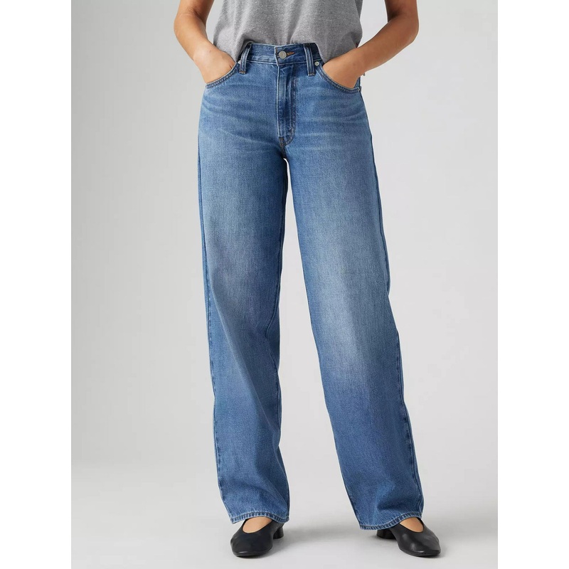 Baggy Dad Heavy Check Jeans|24X30|24X32|25X30|25X32|26X30|26X32|27X30|27X32|28X30|28X32|29X30|29X32|30X30|30X32|HEAVY CHECK (0057)