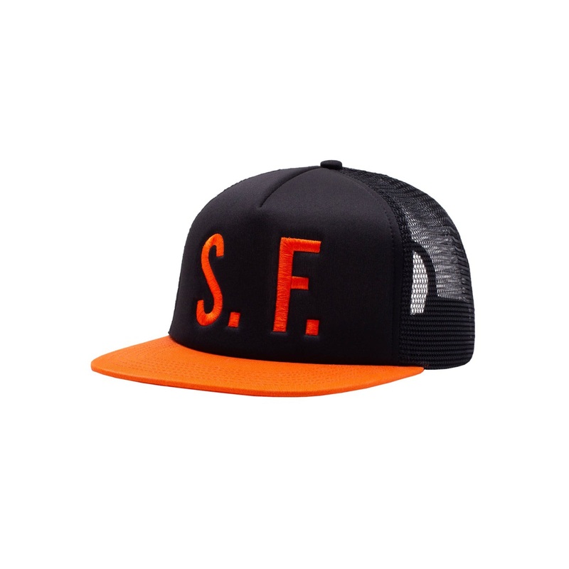 Sf Trucker Snapback Hat|O/S|BLACK