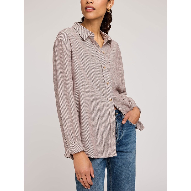 Arabella Long Sleeve Buttondown Shirt