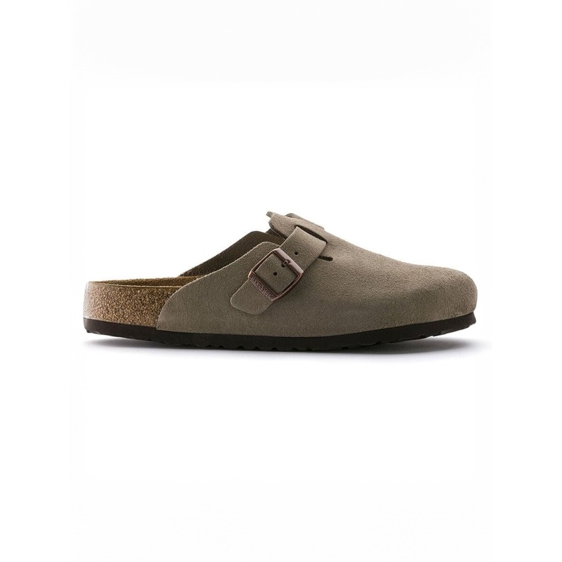 Boston Soft Footbed Suede R Taupe Shoes