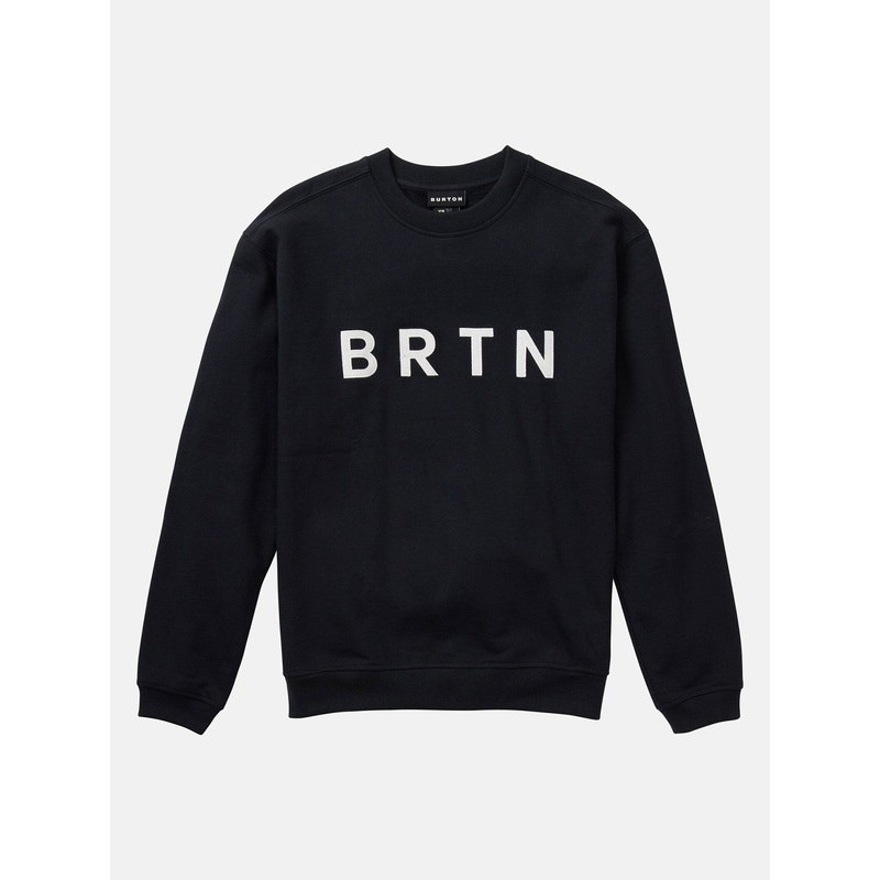 BRTN Crewneck Sweatshirt|MED|LRG|XL|XXL|TRUE BLACK (A04)|FOREST MOSS (AA9)