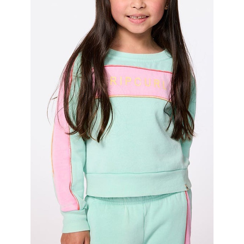 Surf Revival Crewneck Sweatshirt (Girls 2-7)