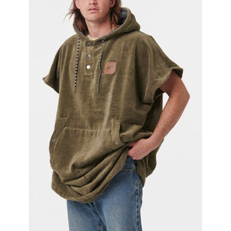 The Diggs Extra-Hot Green Poncho Towel