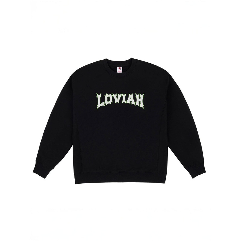 Spiky Crewneck Sweatshirt|SM|MED|LRG|XL|XXL|BLACK