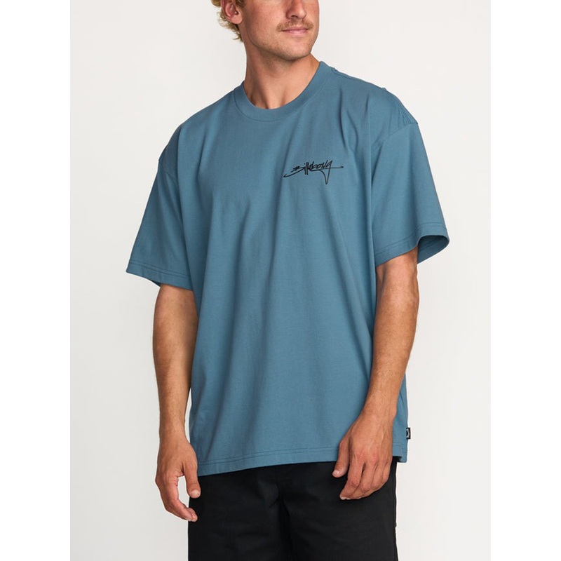 Barcket Script Og T-Shirt|MED|LRG|CAROLINA BLUE (CNA)