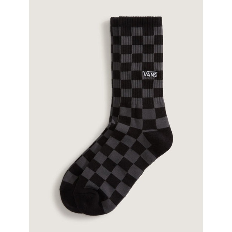Checkerboard Socks|SM|MED|LRG|BLACK/CHARCOAL (BA5)|BLACK/WHITE (Y28)
