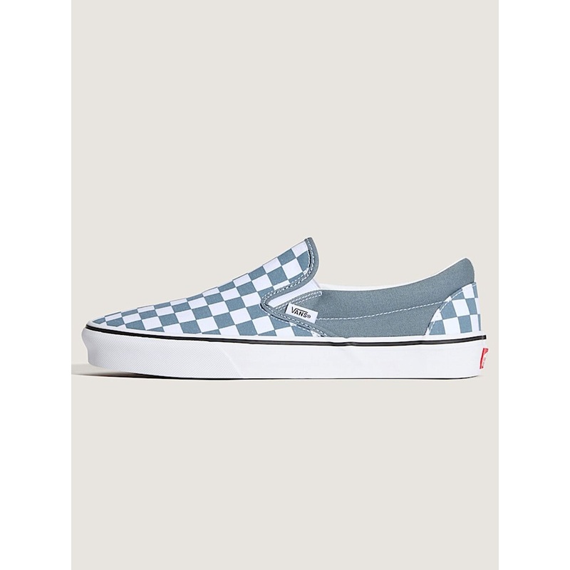 Classic Slip-On Color Theory Checkerboard Stormy Weather Shoes
