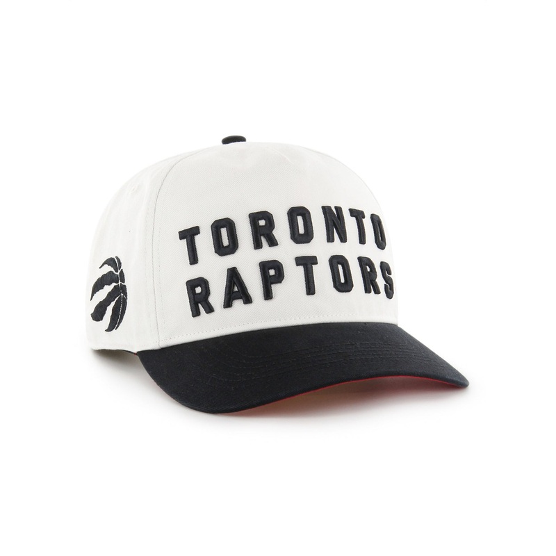 Double Header Script Shot 47 Hitch Toronto Raptors Strapback Hat