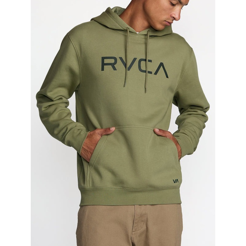 Big Rvca Hoodie|SM|MED|LRG|XL|RANGER GREEN (RGR)