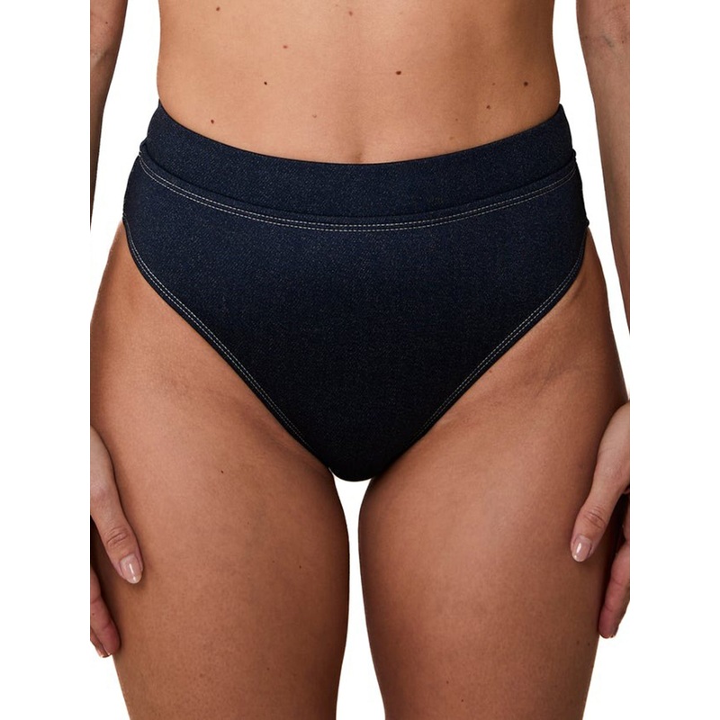Genevieve Denim Bikini Bottom|SM|MED|LRG|DENIM