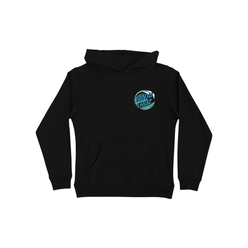 Wave Dot Hoodie (Boys 7-14)|SM|MED|LRG|XL|BLACK