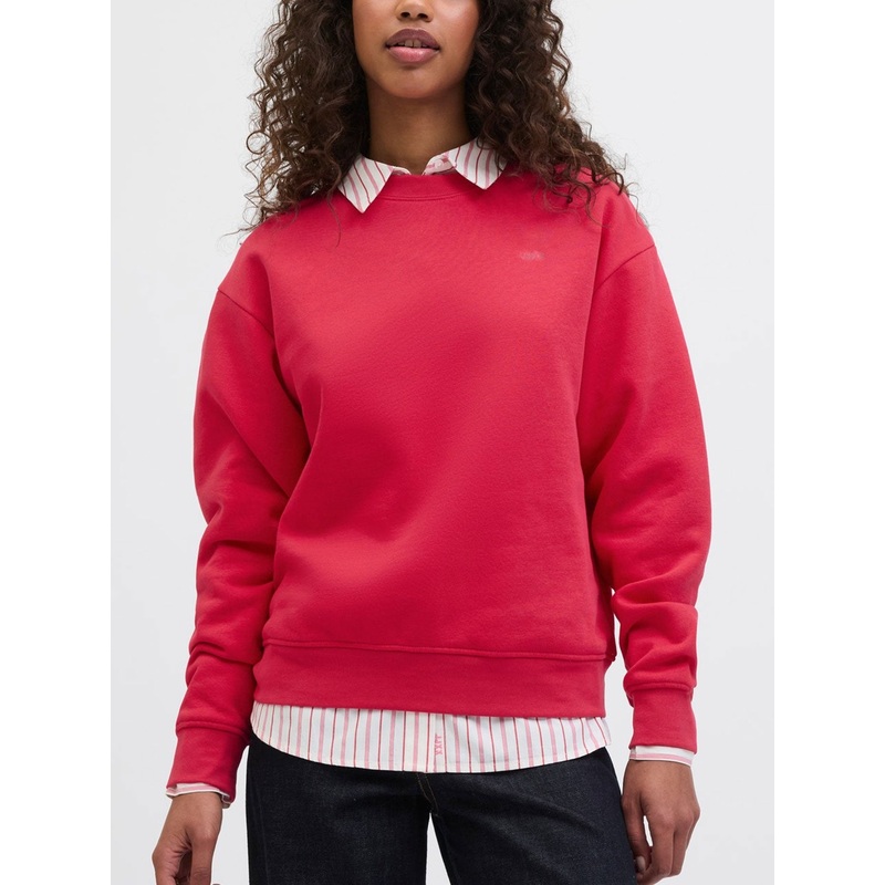 Abbie Crewneck Sweatshirt|XS|SM|MED|LRG|BARBERRY