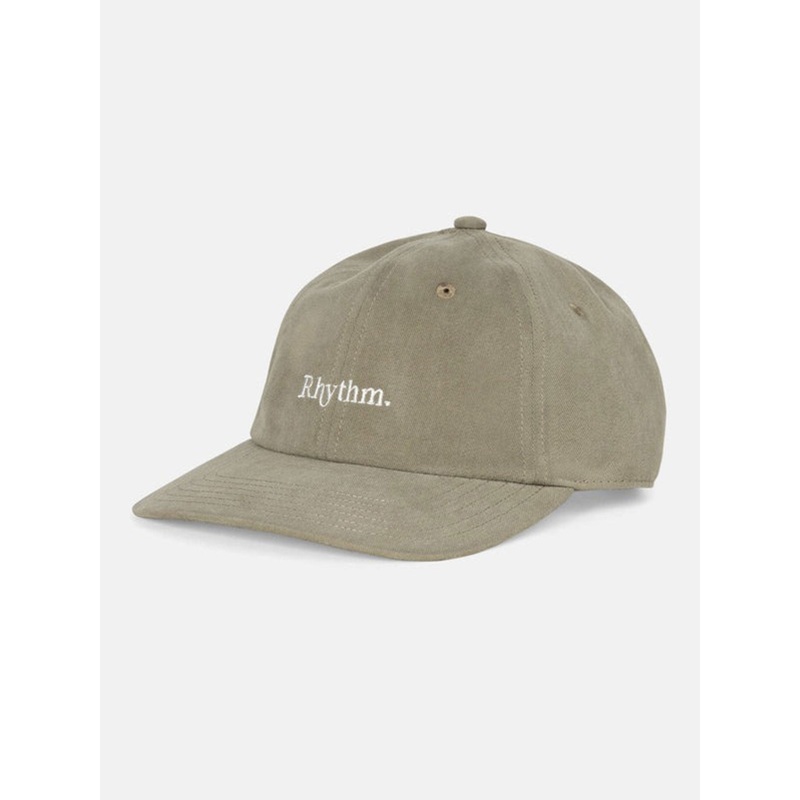 Brushed Twill Strapback Hat|O/S|BLACK|SEA GRASS|NATURAL