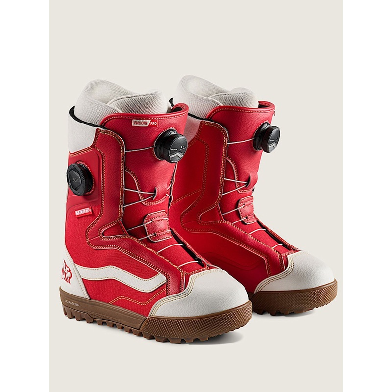 Encore Pro Racing Red/Marshmallow Snowboard Boots (Women)