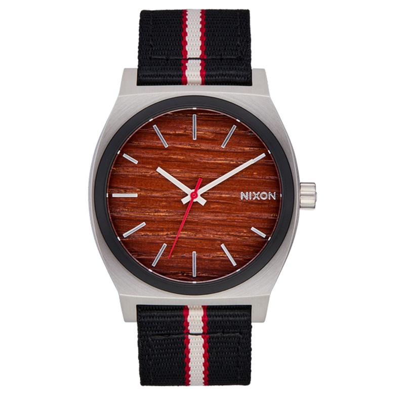 Time Teller Nylon Re Oaks Silver/Rosewood/Black Watch