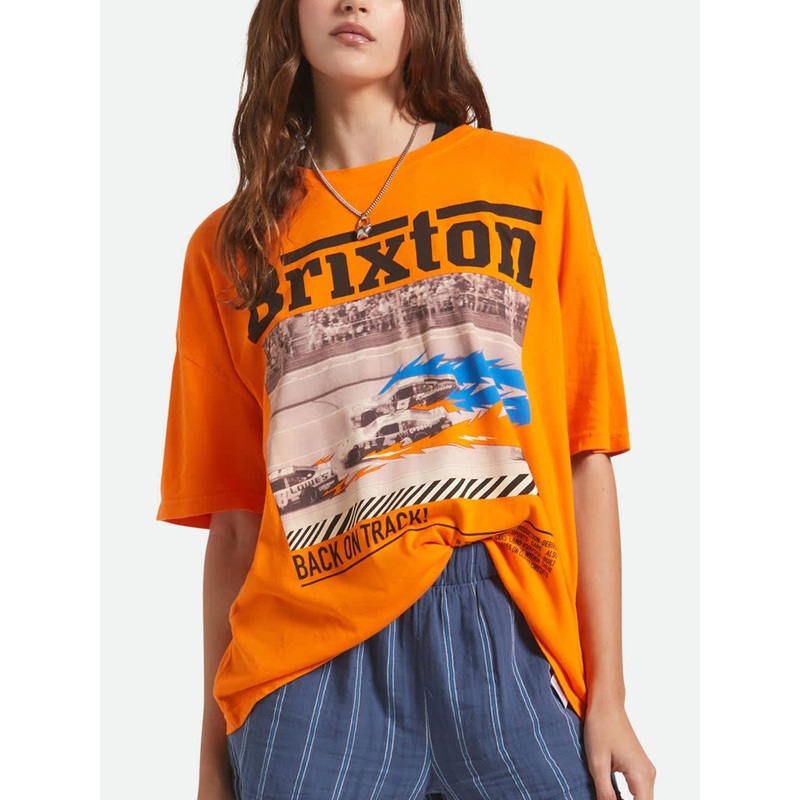 Back On Track T-Shirt|XS|SM|MED|LRG|PERMISSION ORANGE