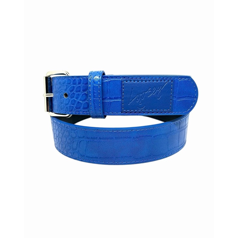 Crock Skin Blue Belt|O/S|BLUE