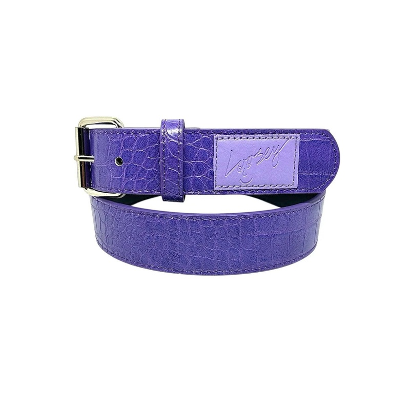 Crock Skin Purple Belt|O/S|PURPLE