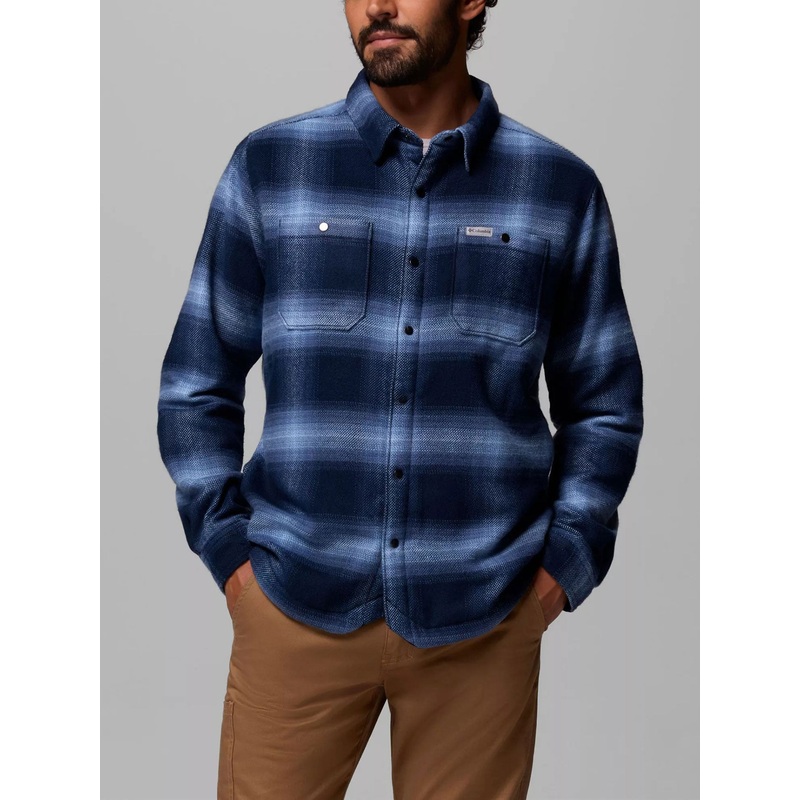 Windward II Shirt Jacket|SM|MED|LRG|XL|BLK/TRAPPER WINDOWPANE (011)|COLLGIATE NVY/BLRRD OMBRE(464)