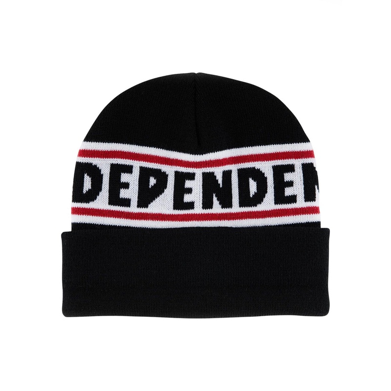 Bar Logo Beanie|O/S|BLACK|GREY