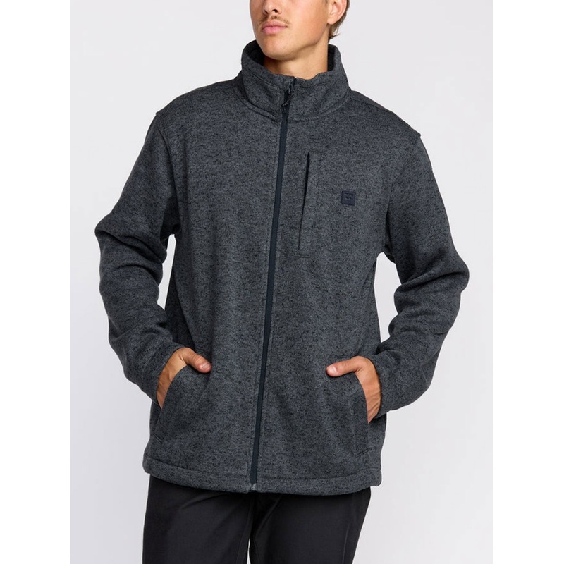 Boundary Mock Jacket|SM|MED|LRG|XL|XXL|GREY HTR (GRH)|NAVY (NVY)