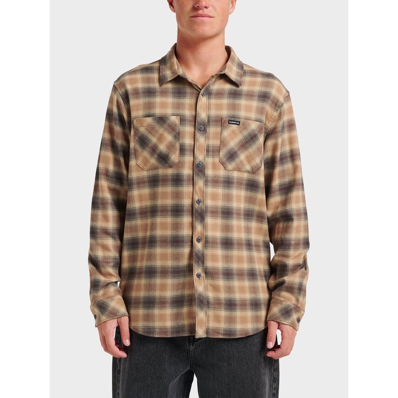Terrace Stretch Flannel Long Sleeve Buttondown Shirt