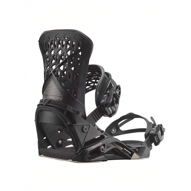 Highlander Black Snowboard Bindings