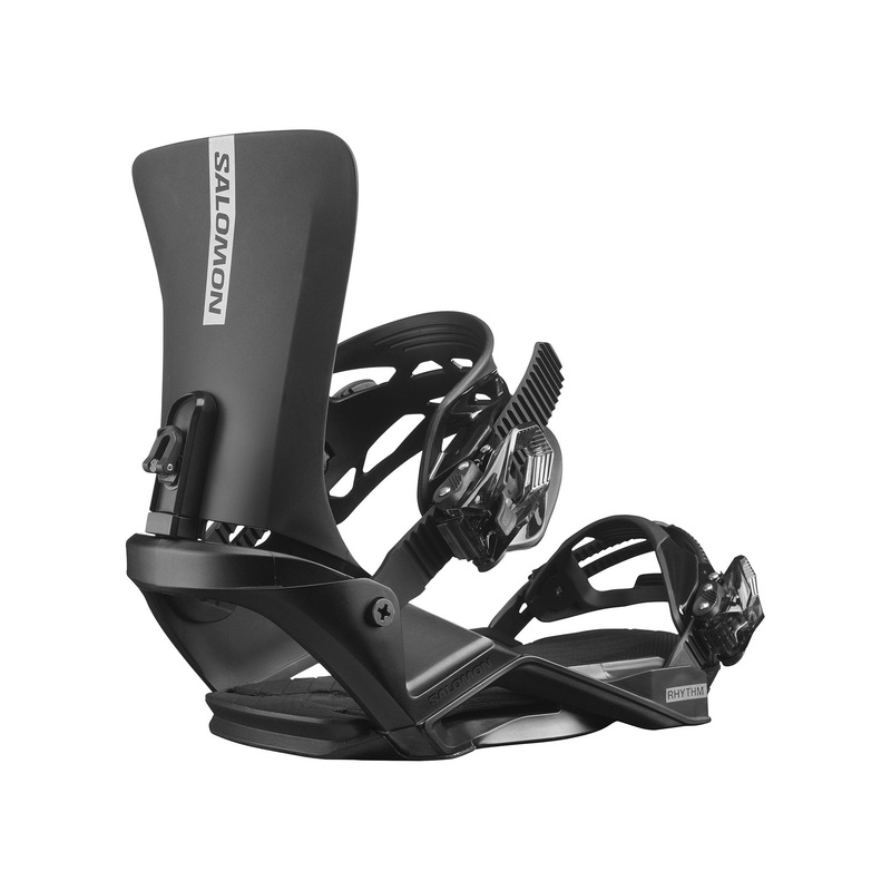 Rhythm Black Snowboard Bindings