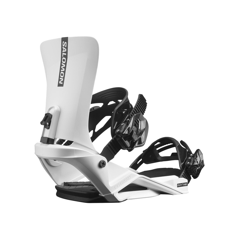 Rhythm White Snowboard Bindings