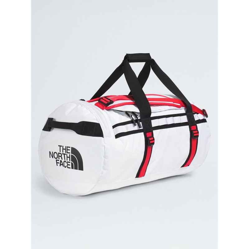 Base Camp Travel Duffle Bag|O/S|TNF WHT/TNF BLK/ELVT RED (FIT)