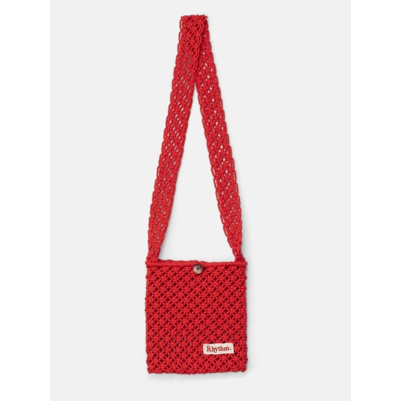 Crochet Shoulder Bag|O/S|RED