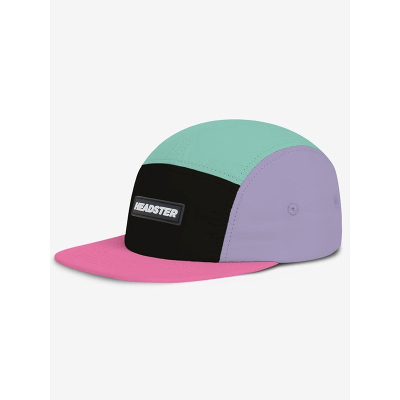 Runner Nylon 5 Panel Flushed Pink Strapback Hat (Kids)