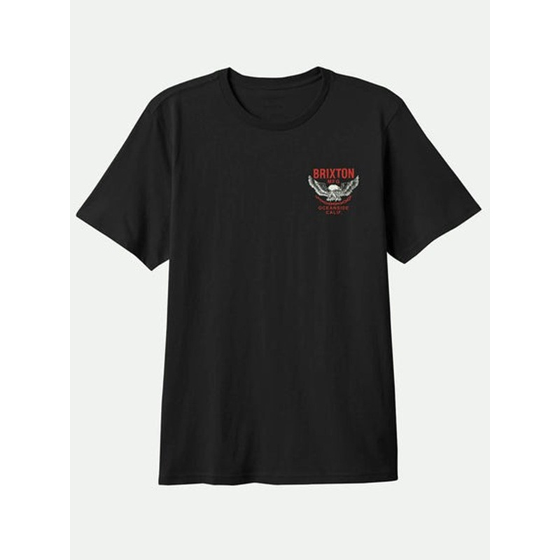 Waller T-Shirt|MED|LRG|XL|XXL|BLACK WORN WASH|PORT WORN WASH