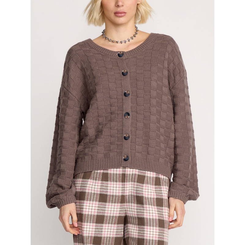 Snug Lyfe Cardigan|XS|SM|MED|LRG|BLACK PLUM (BPM)