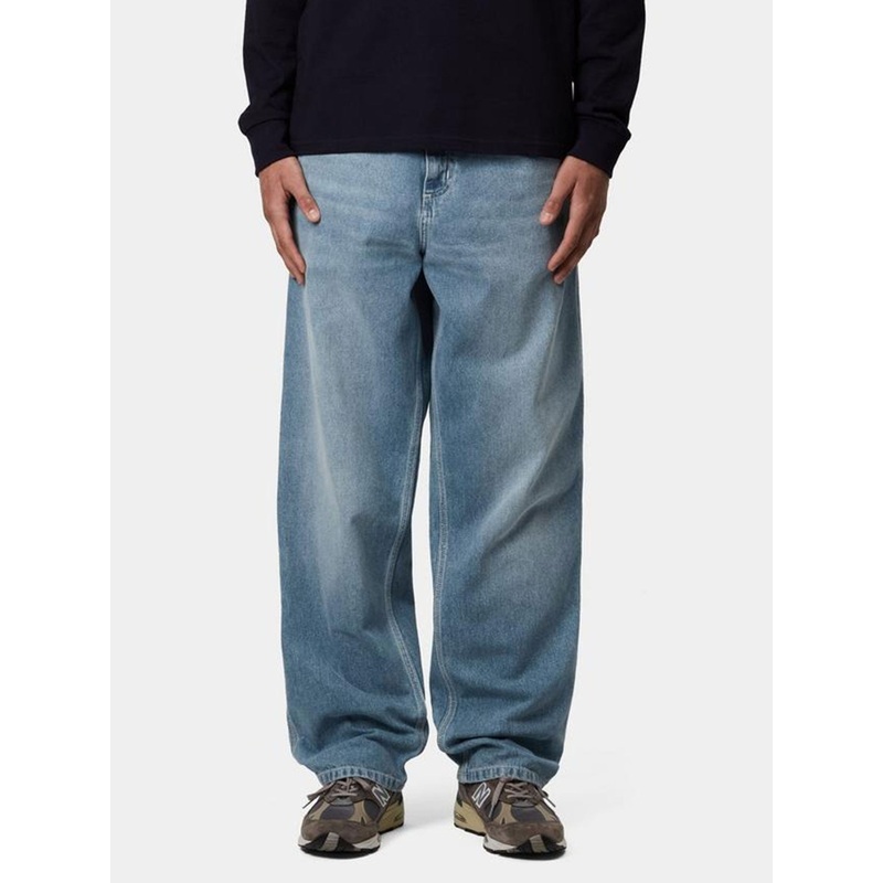 Simple Blue Light True Washed Jeans