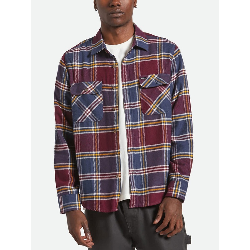 Bowery Flannel Long Sleeve Buttondown Shirt