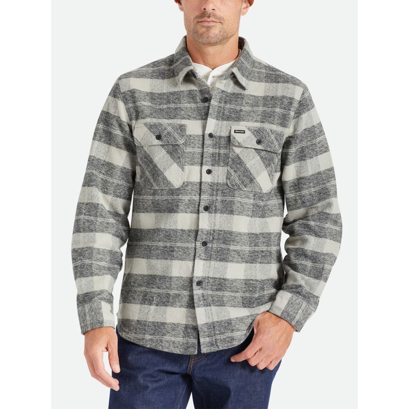 Bowery Heavyweight Flannel Long Sleeve Buttondown Shirt