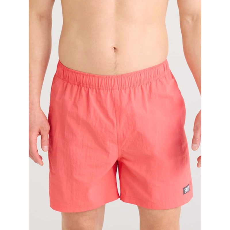 Go Coastal Volley 2-In-1 Coral Pop Boardshorts